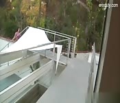 Beim Höschenschnüffeln erwischt