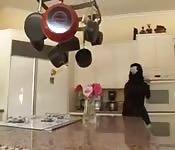 Junge Latinaputze beim Bumsen