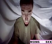 Hot young mom Jessa Rhodes teaches her stepson and his gf